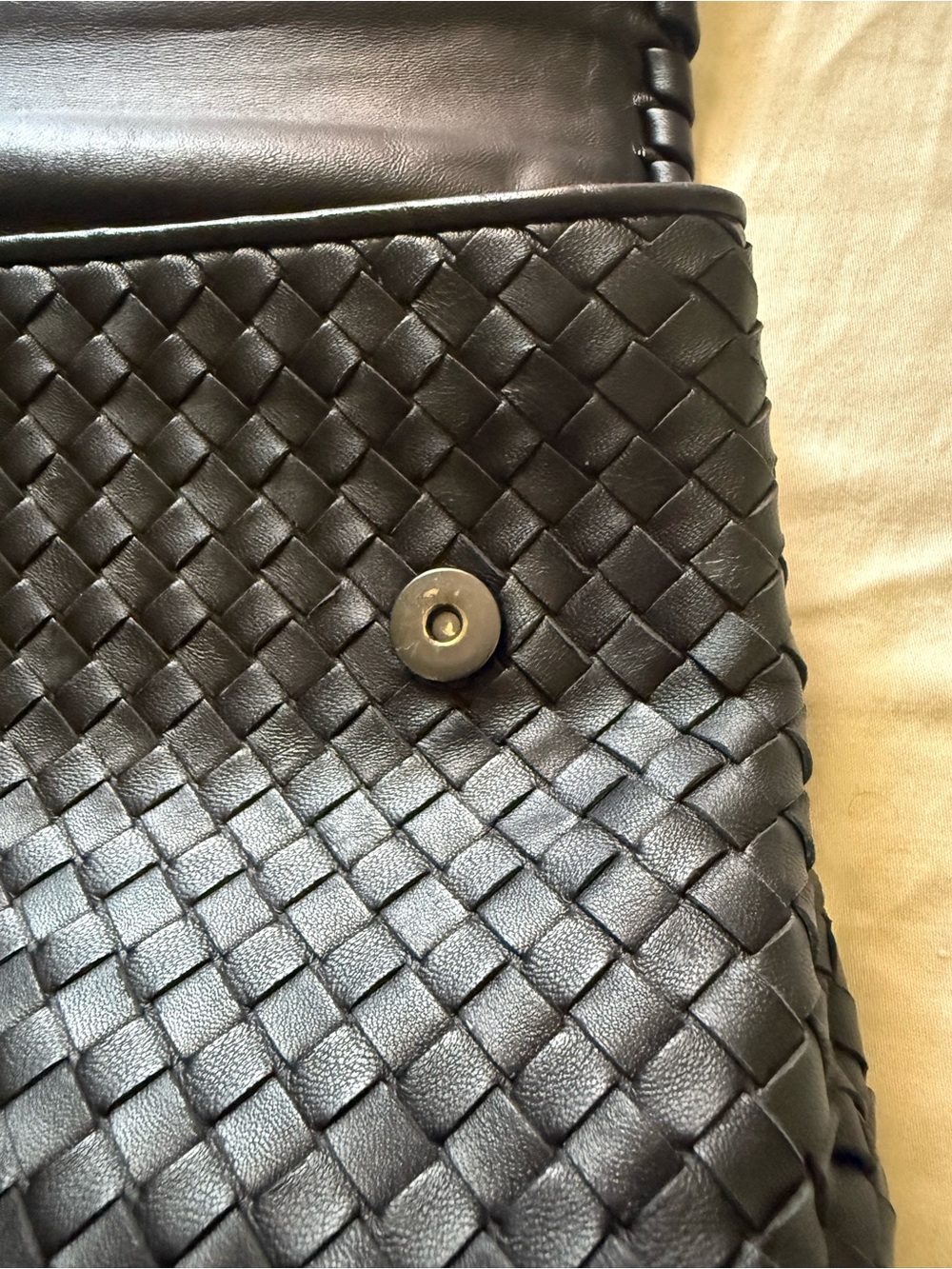 Bottega Veneta Olimpia handbag black Intrecciato woven leather. - Picture 6 of 12